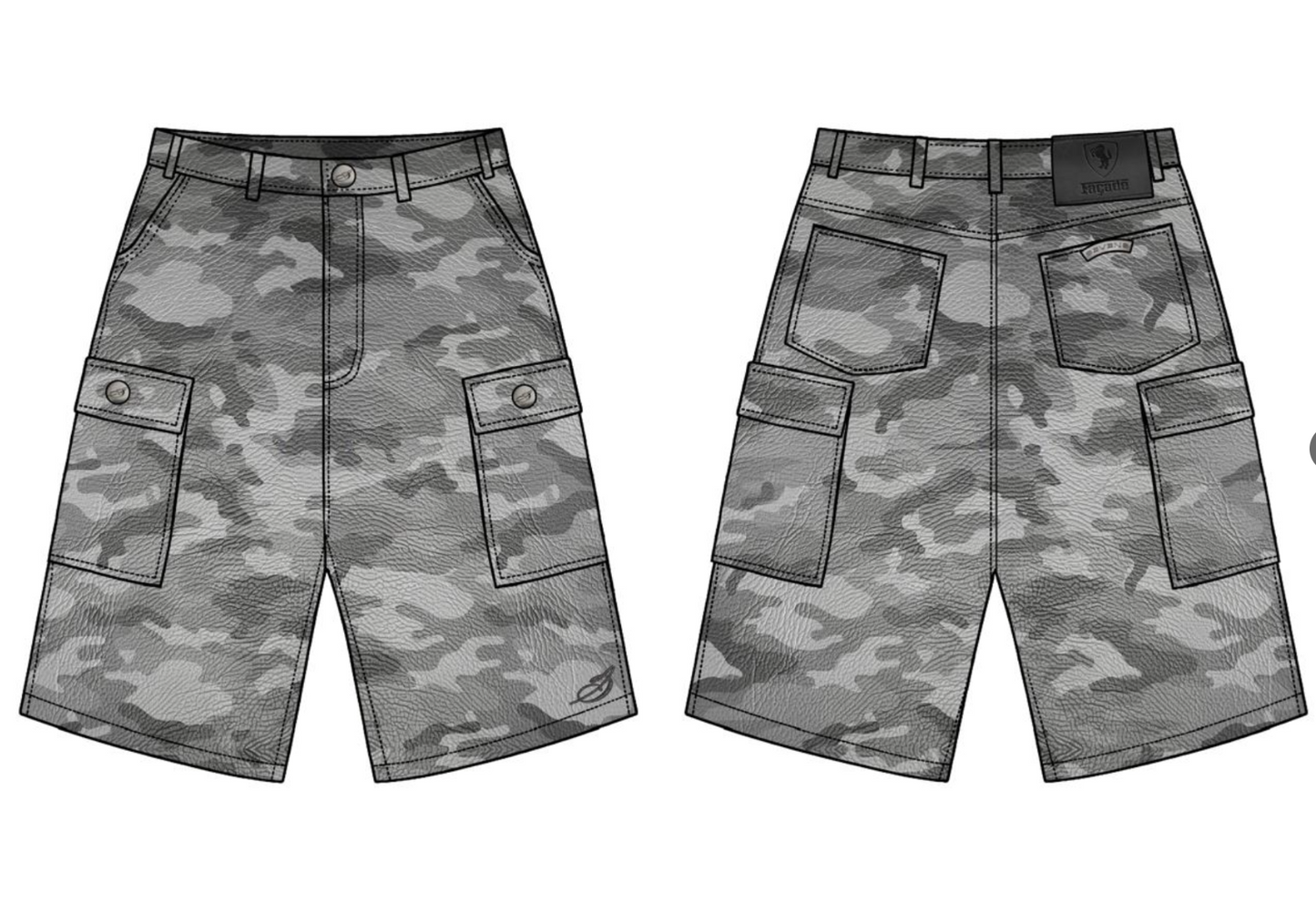Camo Short Grey